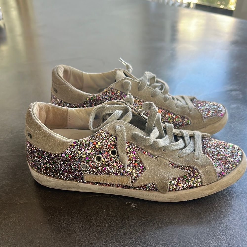 Golden Goose - original Glitter Super Star Women's Sneakers 6.5